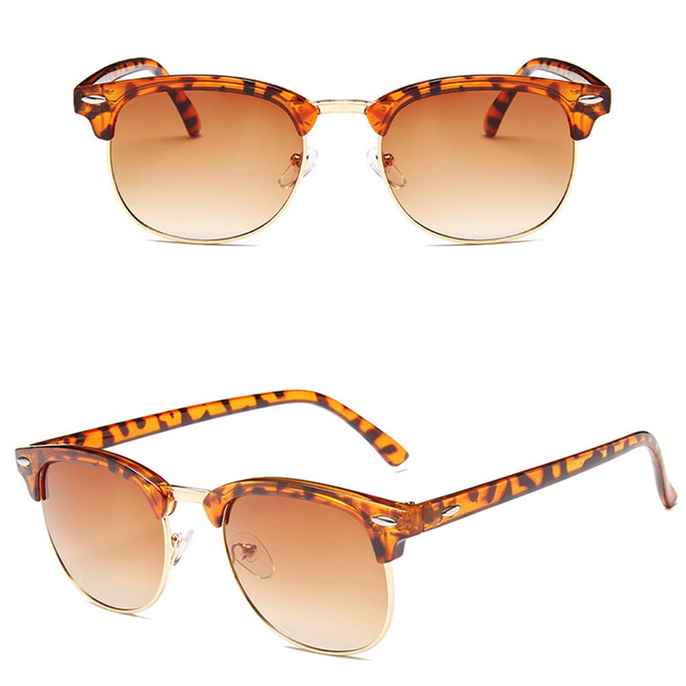 Stylish Retro Sunglasses for Women & Men - UV Protection Polarized Lenses - Perfect for Summer, Beach, Driving & Outdoor Activities