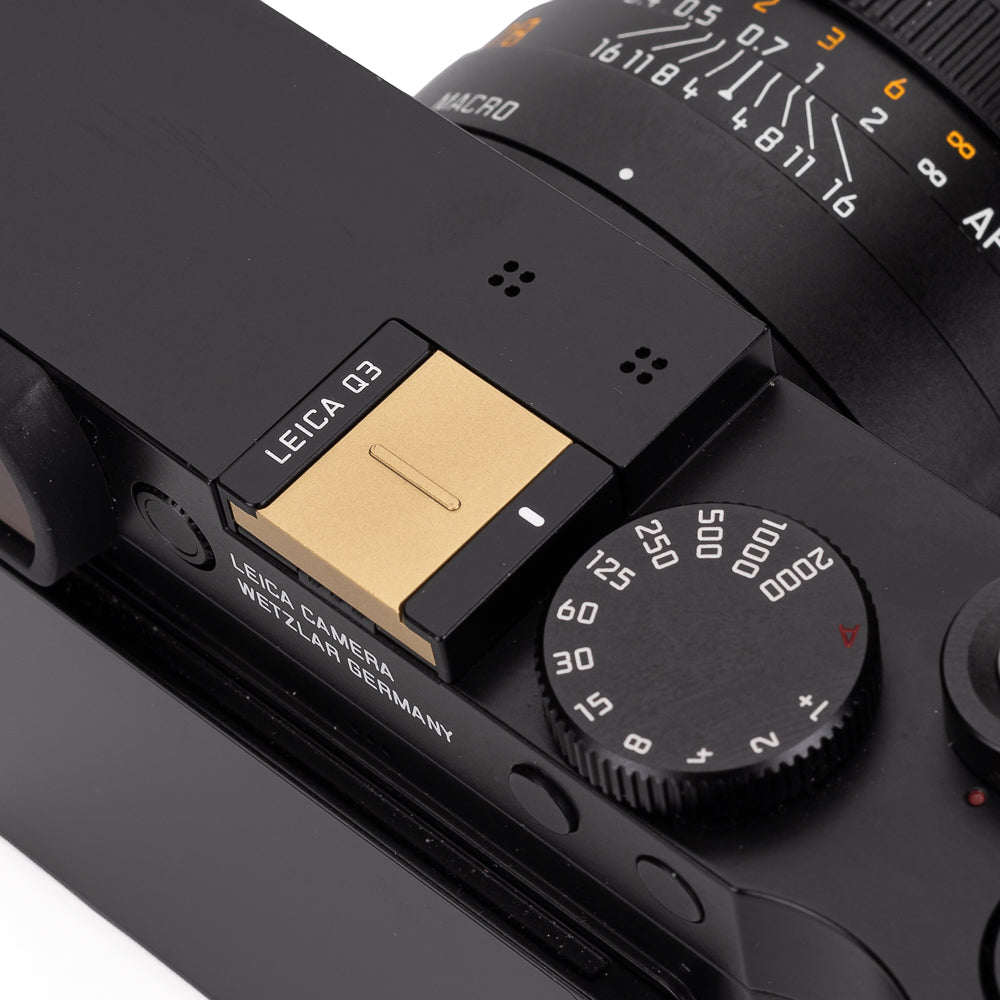 Leica Hot Shoe Cover - Premium Brass Camera Accessory with Blasted Finish - Perfect for Leica M, SL & Q Series Cameras - Protects Hot Shoe from Dust & Damage