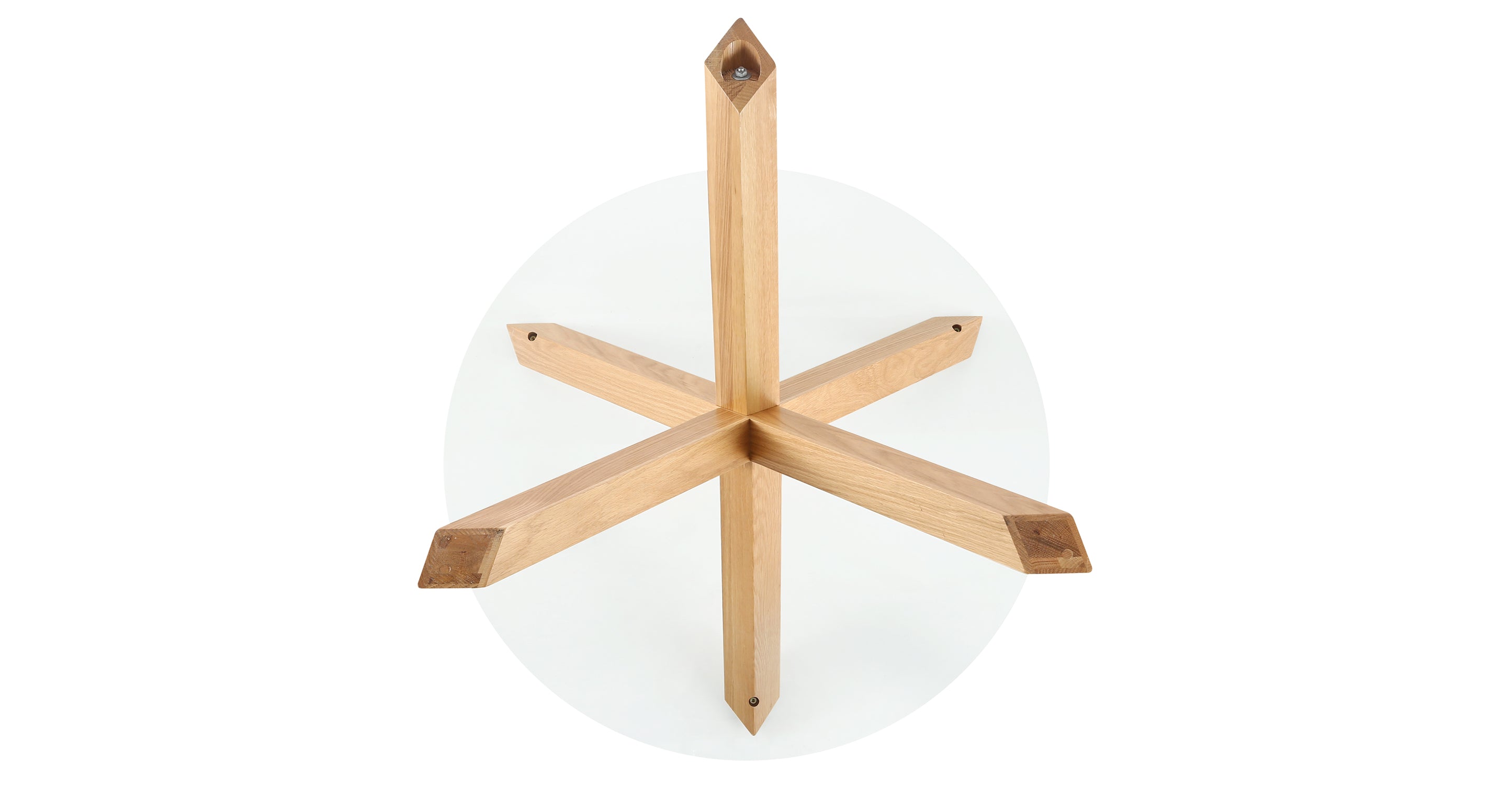 Kennedy 37.4 Inch Round Dining Table - Modern Wood Kitchen Table for Small Spaces - Perfect for Breakfast Nook, Apartment Dining, and Cozy Family Meals