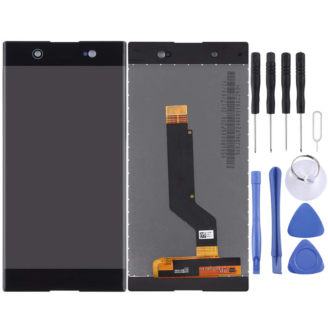 HUFAN LCD Screen & Digitizer Full Assembly Replacement for Sony Xperia XA1 Ultra - Black Display Touch Screen Repair Kit | Perfect for DIY Phone Fixes & Screen Replacement Projects