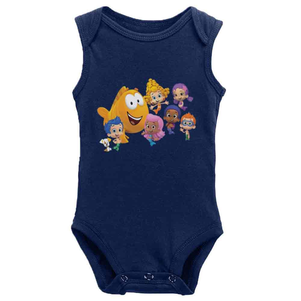 Cute Bubble Guppies Baby Romper - 100% Organic Cotton for Playtime & Outings