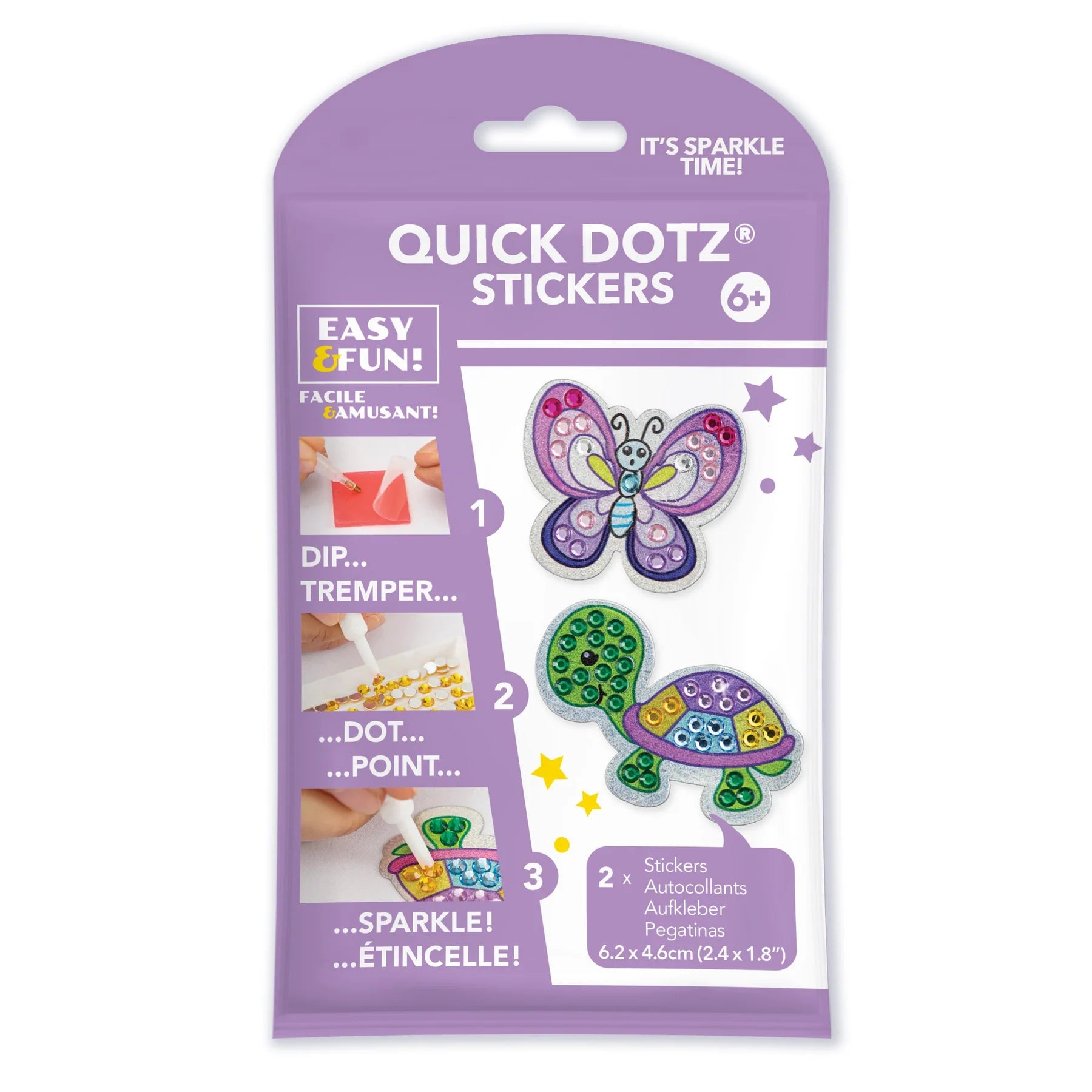 Toysmith Big Dotz - Fun and Creative Dot Art Stickers for Kids | Perfect for DIY Crafts, Scrapbooking, and Classroom Activities