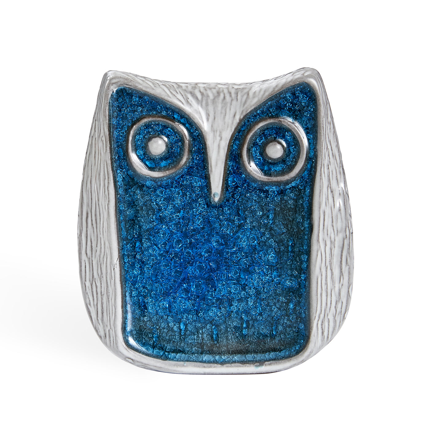 Glass Menagerie Screech Owl Figurine - Handcrafted Glass Owl Decor for Home & Office - Perfect Gift for Collectors & Nature Lovers