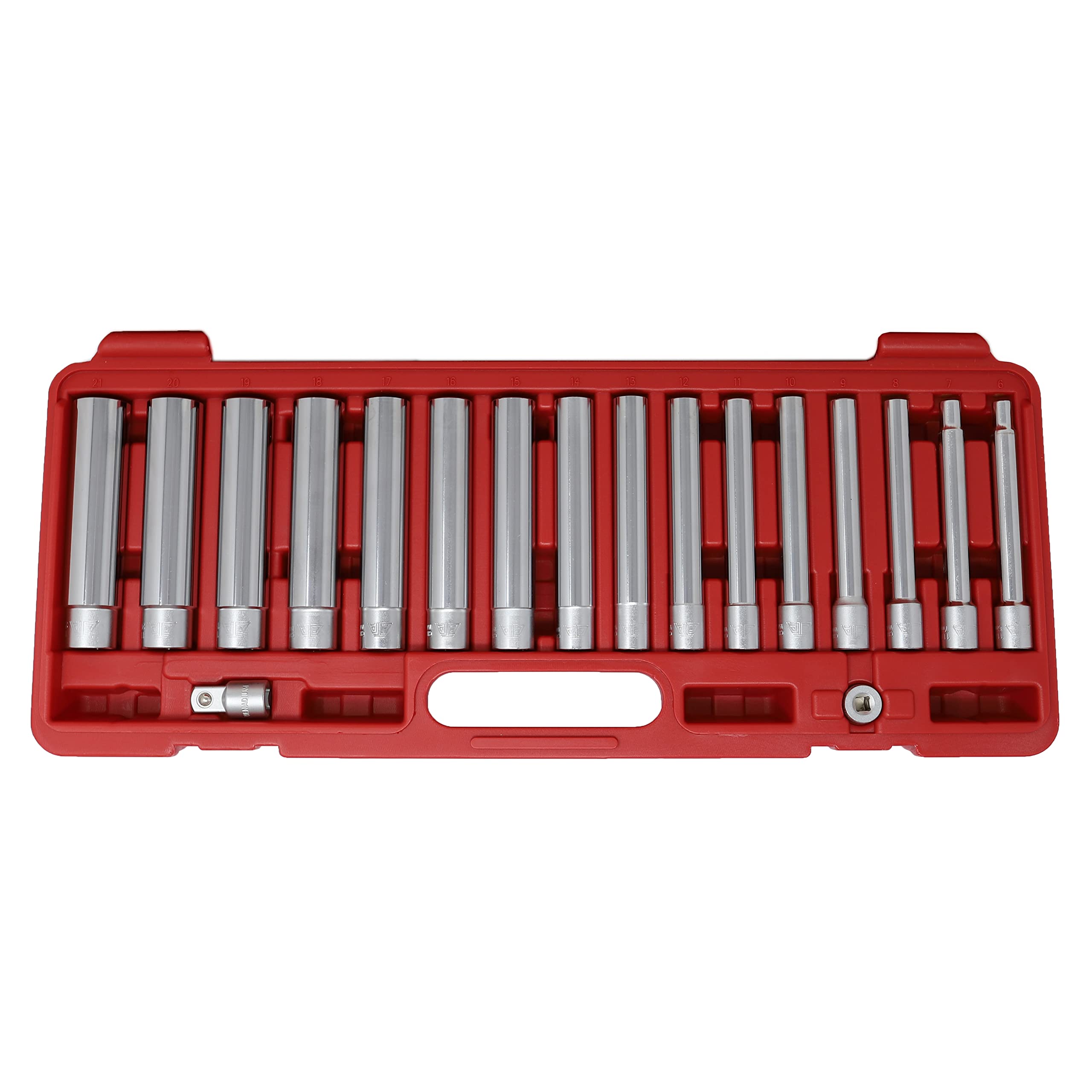 17-Piece Extra Deep Metric Socket Set - CTA Tools 1189 for Auto Repair