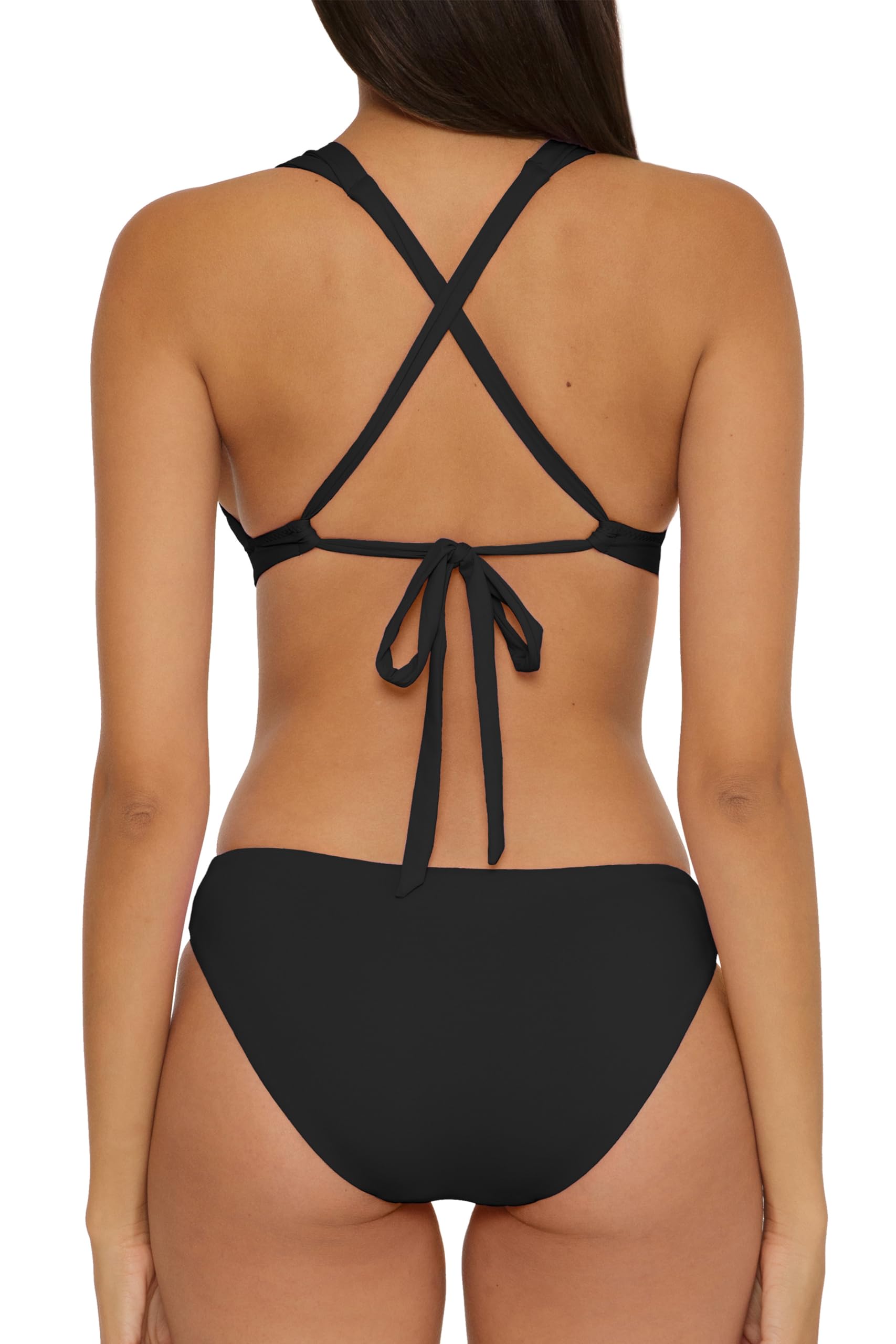 BECCA Women's Adjustable Two-Piece Bikini Set - Color Prism Halter Top & Hipster Bottom Swimwear for Beach, Pool & Vacation | Trendy Summer Swimsuits