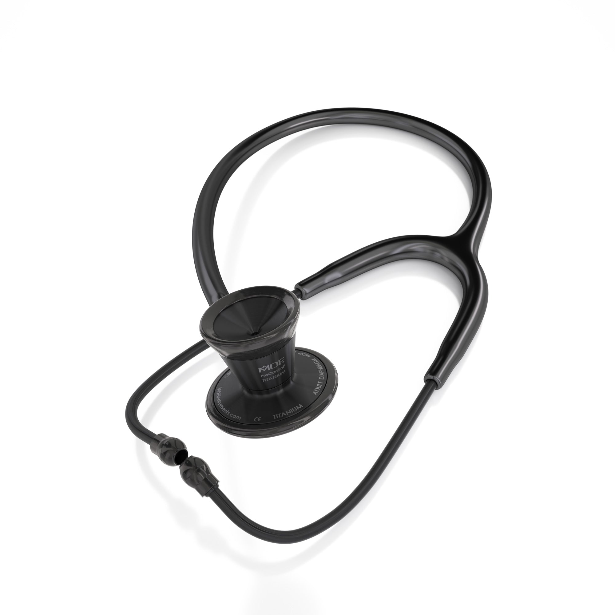 ProCardial® Titanium Cardiology Stethoscope - Premium Black/BlackOut Design for Medical Professionals | Ideal for Doctors, Nurses & Healthcare Workers in Hospitals & Clinics