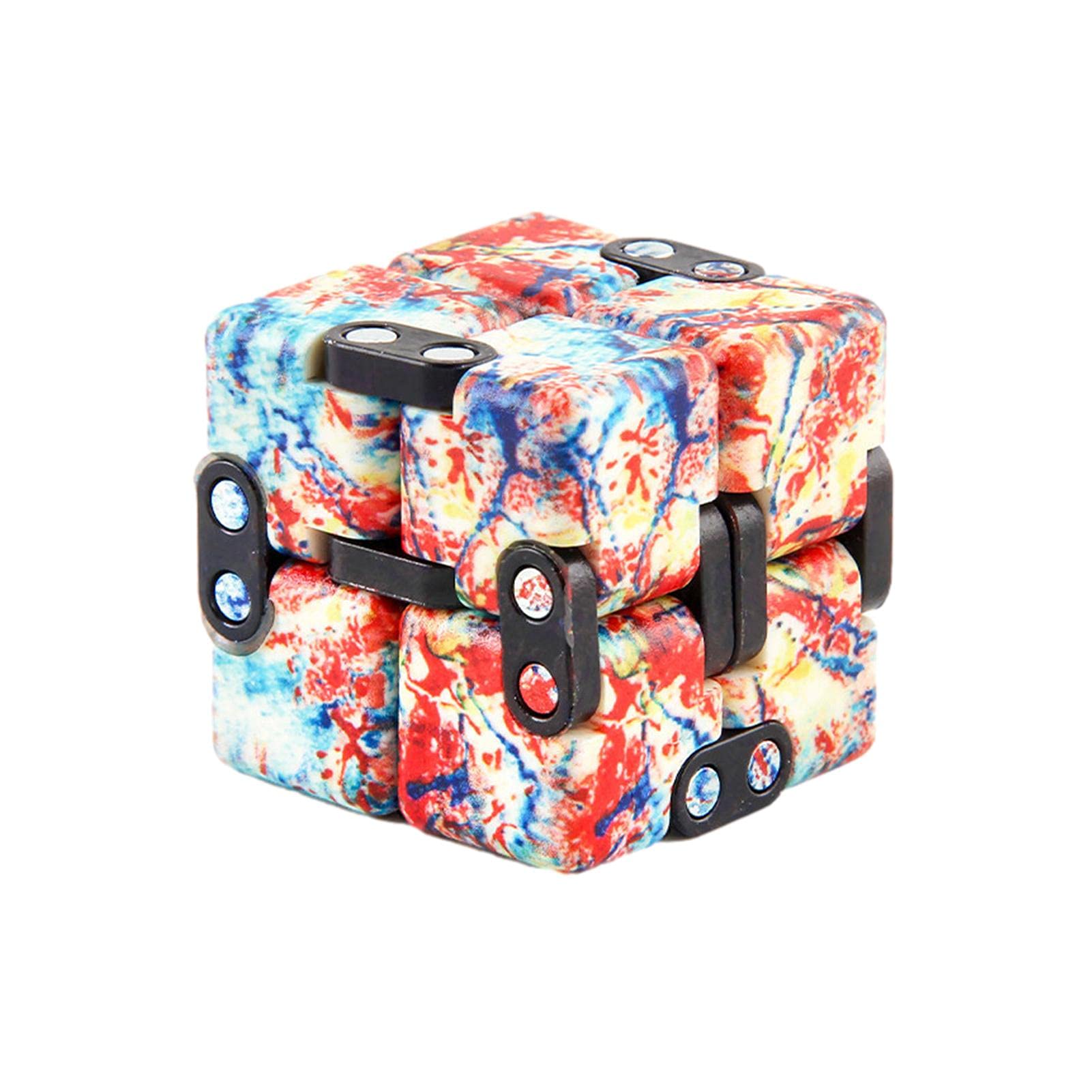 3x3 Cube Fidget Toy - Stress Relief Handheld Puzzle Game for Kids & Adults - Perfect for Office, School, and Travel Anxiety Relief