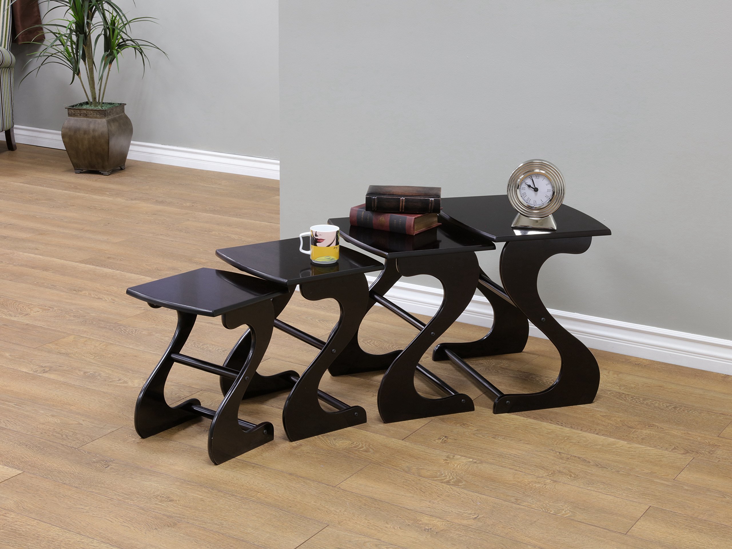 Frenchi Furniture Dark Cherry Wood Dining Table - Elegant & Durable for Dining Room, Kitchen, or Office
