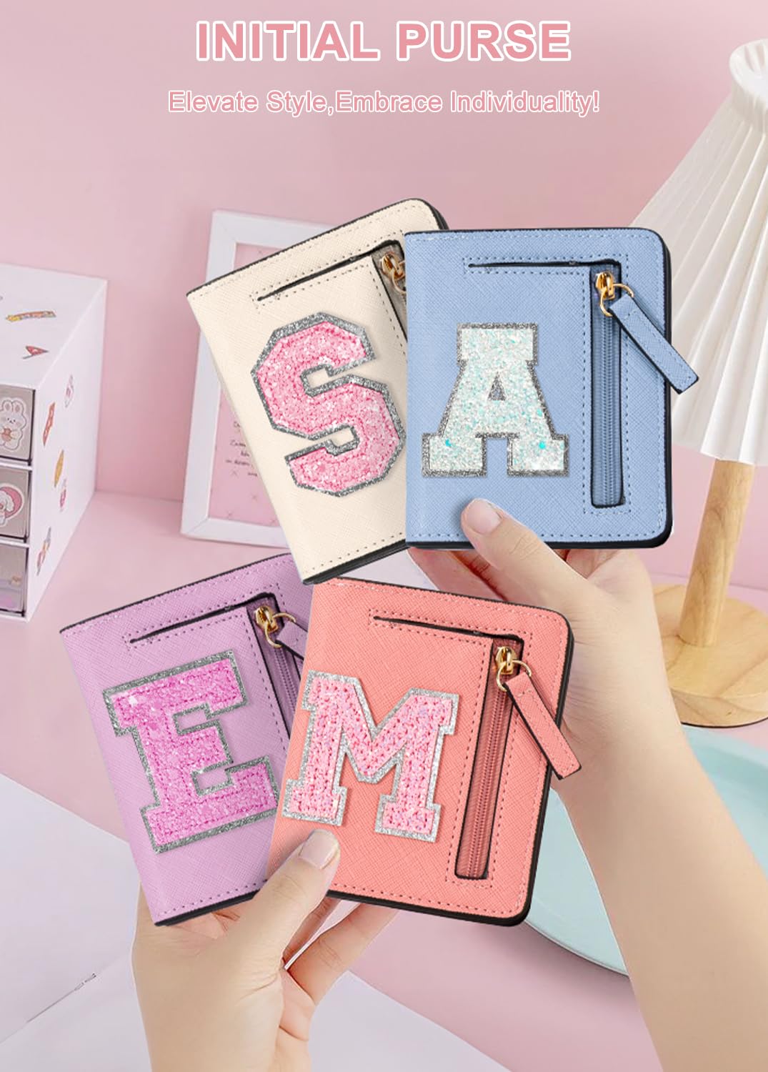 RFID Blocking Wallet for Girls Ages 8-14 | Cute Teen Birthday Gift | Secure Credit Card Holder for School & Shopping | Preppy Accessories for Women & Kids