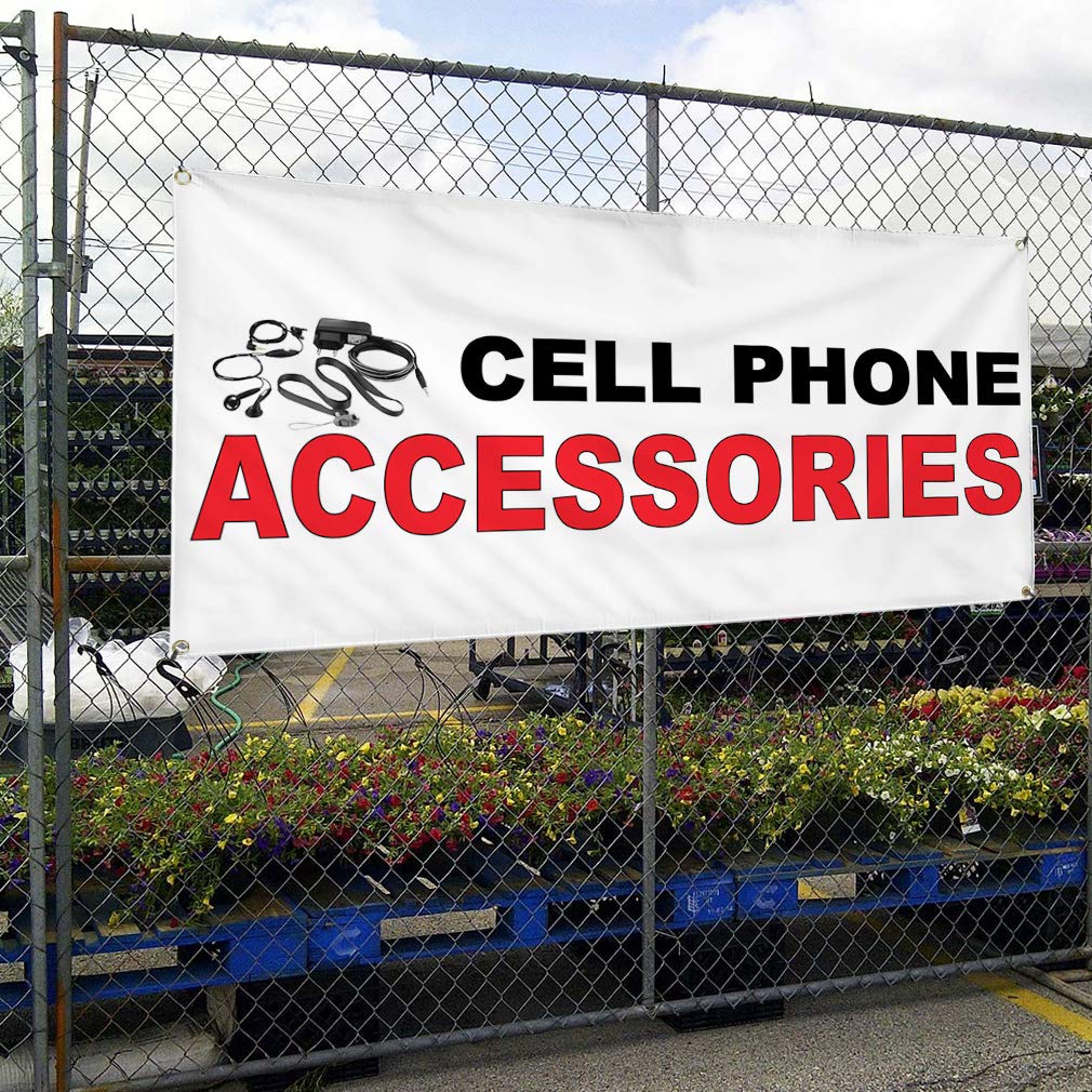 Vinyl Banner - Multiple Sizes (60x144 Inches) | Weatherproof Outdoor Yard Signs with 10 Grommets | Black & Red Industrial-Grade Material | Perfect for Retail Stores, Events, and Business Advertising