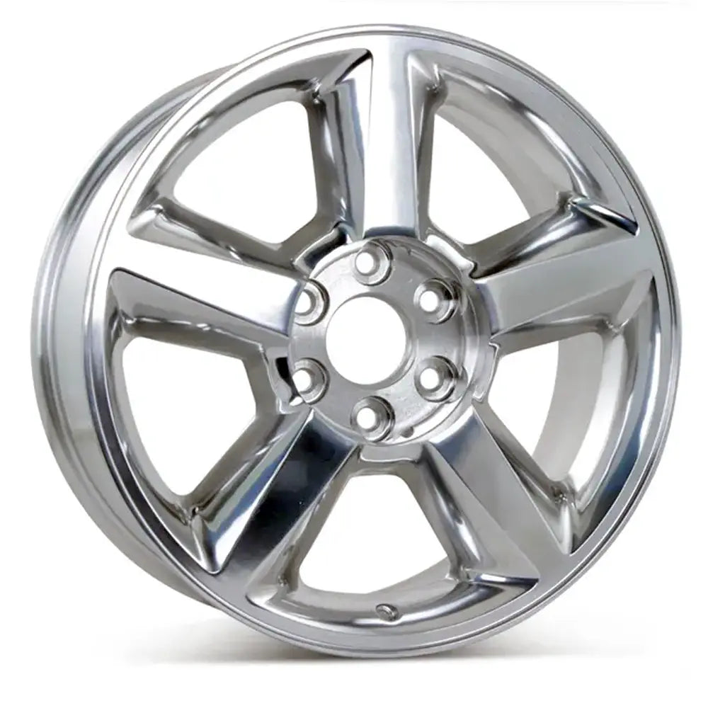 20 Inch Chevy Truck Wheel Replacement for 2007-2014 Models | Polished Replica Rim 5308 5453 9597195 | Durable Alloy Wheels for Off-Road & Street Driving