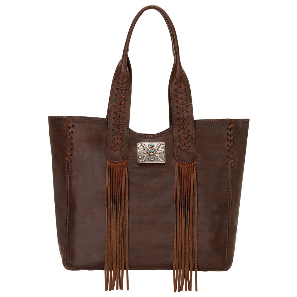American West Mohave Canyon Large Zip Top Tote Bag - Stylish & Spacious Travel Tote for Women, Work, Gym & Weekend Getaways | Durable Zippered Tote with Roomy Interior