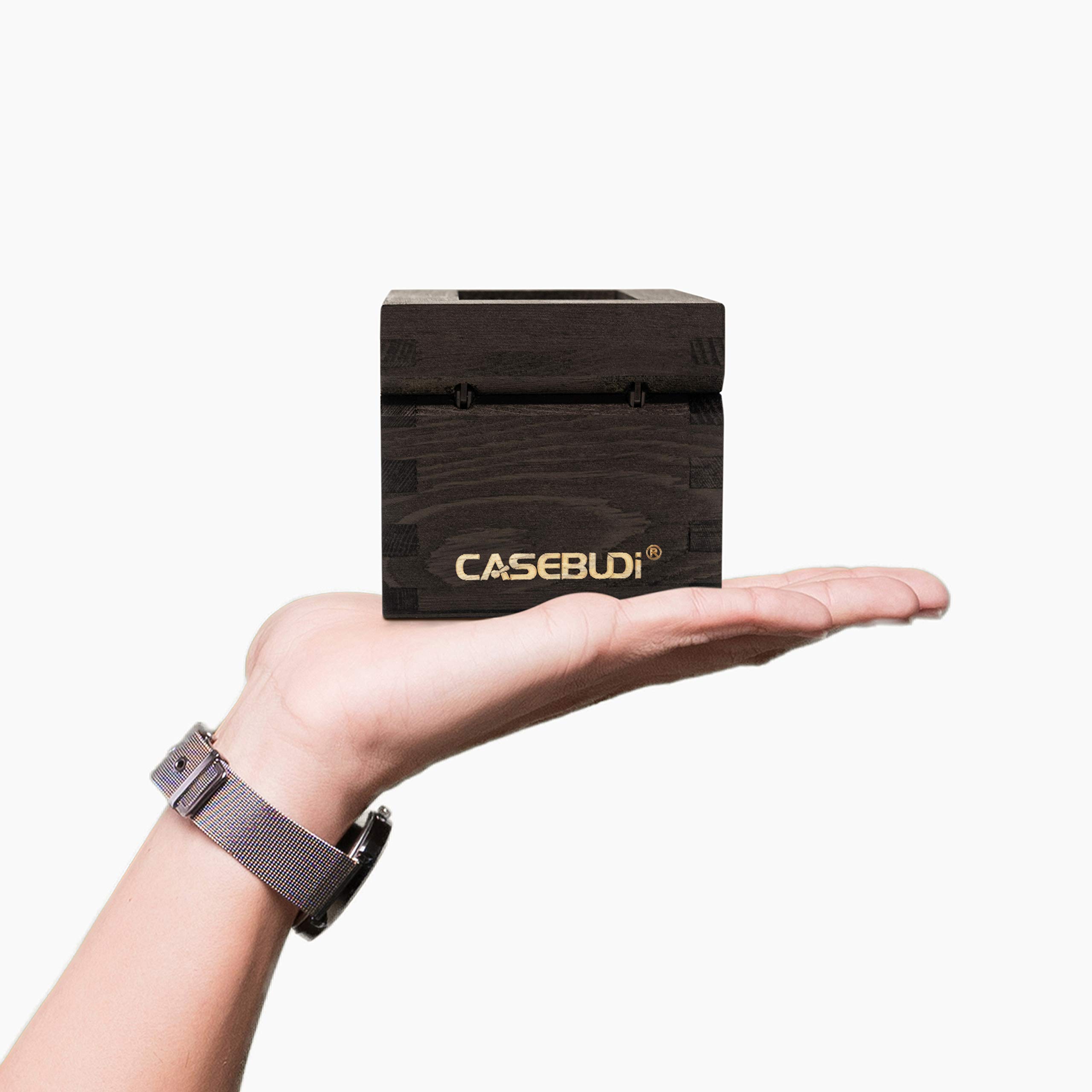 Elegant Single Wood Watch Display Case - Perfect Gift Box for Men & Women | Ideal for Jewelry Stores, Watch Collections, and Luxury Gifts