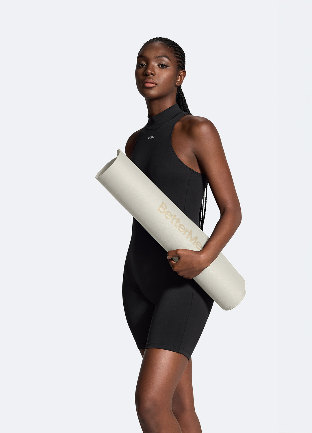 Premium Non-Slip Yoga Mat for Home & Gym Workouts - Extra Thick Exercise Mat for Pilates, Stretching & Fitness - Ideal for Yoga, Meditation & Home Exercise Routines