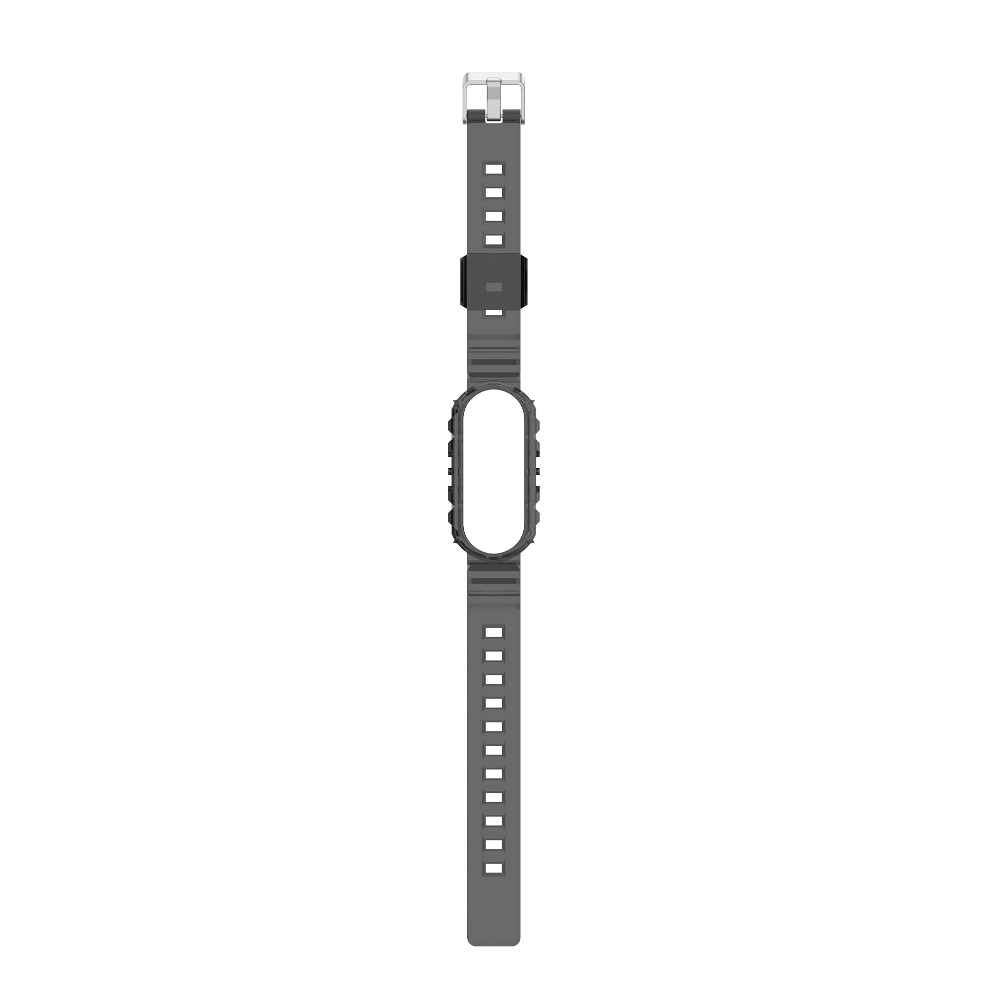 Premium Silicone Replacement Band for Xiaomi Mi Band 7/6/5 & Amazfit Band 5 - Soft, Flexible, Breathable Sports Wristband with Metal Buckle - Perfect for Running, Gym Workouts & Daily Wear