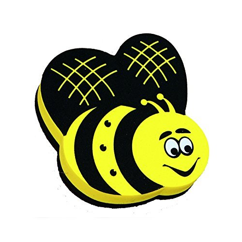 Bee Design Magnetic Whiteboard Eraser - Strong Magnet Whiteboard Cleaner for Office, Classroom & Home Use - Perfect for Teachers, Students & Professionals