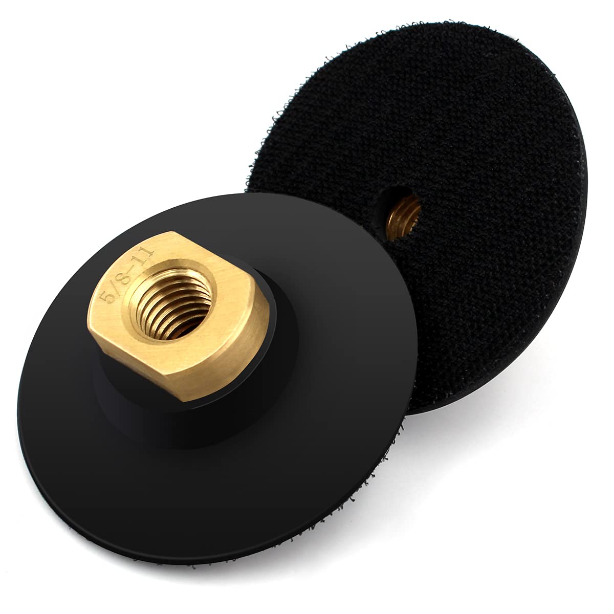 3 Inch 2Pcs Flexible Rubber Backer Pad for Angle Grinder - 5/8
