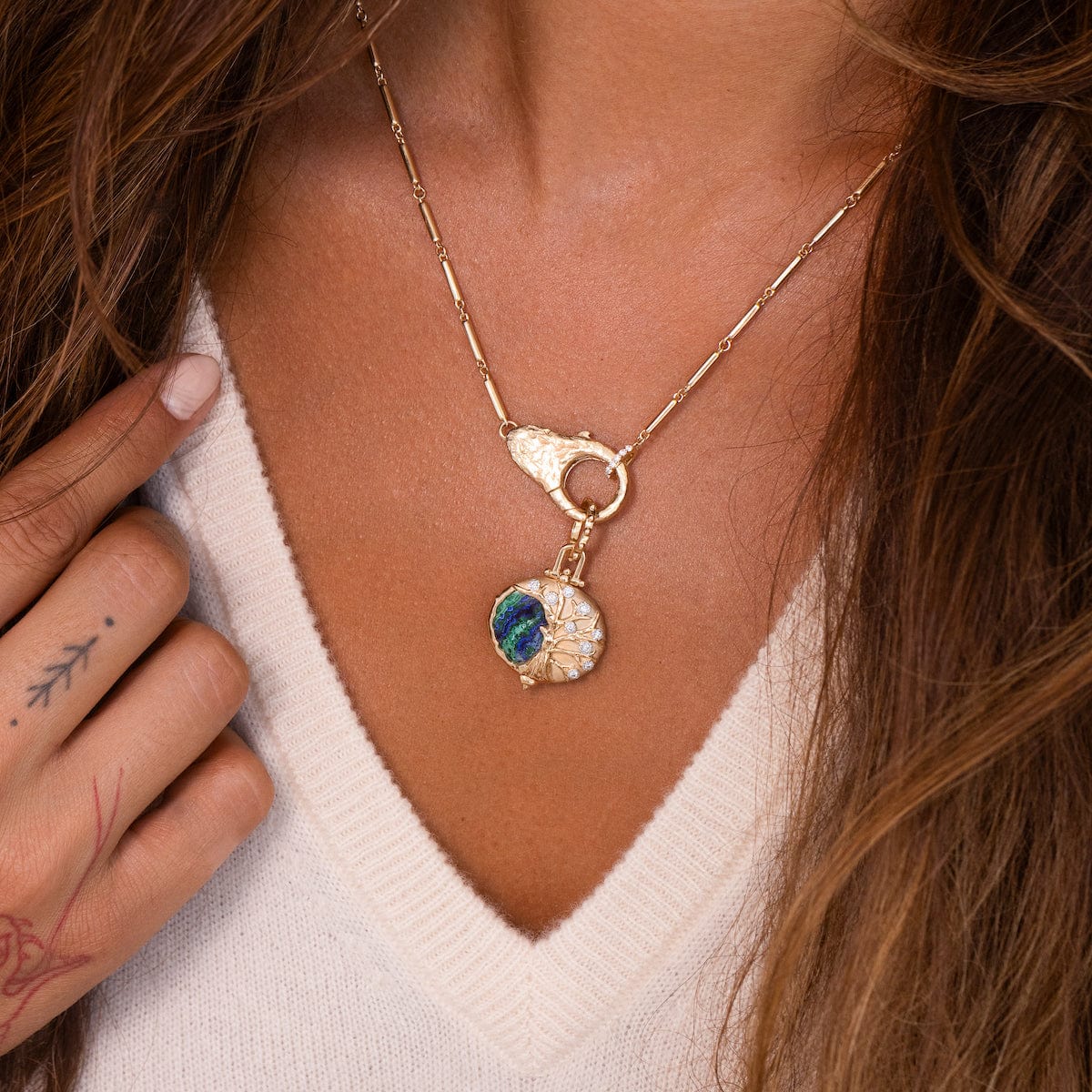 Two Sided Tree of Life Pendant Necklace - Spiritual Jewelry for Women & Men - Perfect for Meditation, Yoga & Gift Giving