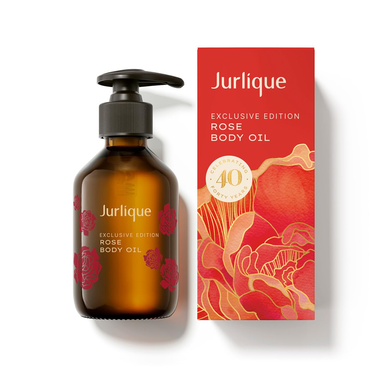 Jurlique Exclusive Edition Rose Body Oil 200ml - Hydrating & Nourishing Dry Skin - Perfect for Massage, Aromatherapy & Daily Moisturizing