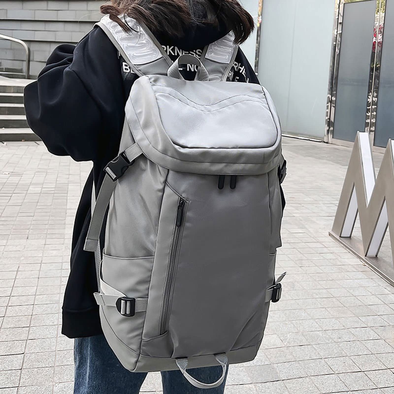 WOBBLO Large Capacity Lightweight Hiking Backpack for Women & Men - Oversized Travel Daypack for Outdoor Activities, Sports, Mountaineering & Short Distance Trips | Perfect for Camping, Trekking & Daily Commute