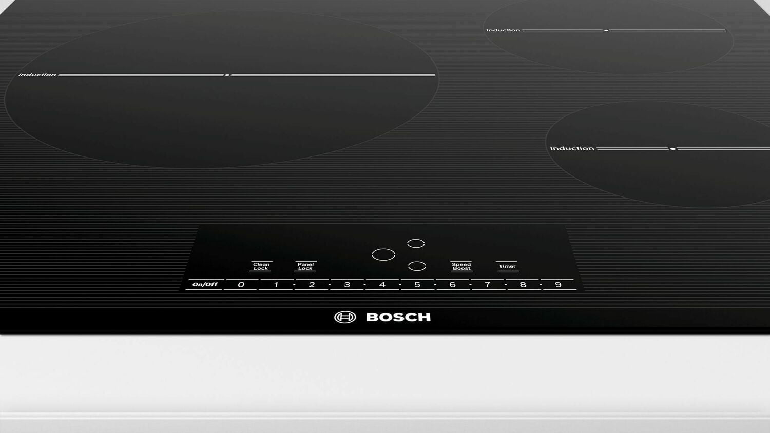 Bosch NIT5469UC 500 Series 24-Inch Induction Cooktop - Black | Fast Heating, Energy Efficient | Perfect for Modern Kitchens & Home Chefs