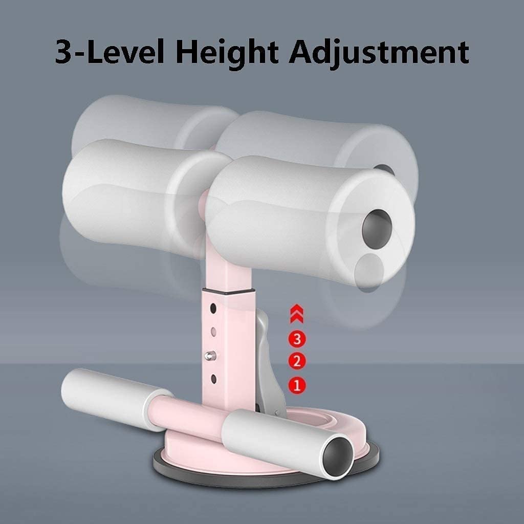 Portable Adjustable Sit Up Bar - Home Gym Equipment for Ab Workouts, Core Training & Fitness - Perfect for Home, Travel & Office Use