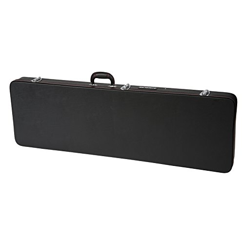 Stageline STREBC350 Electric Bass Guitar Case - Durable Hard Shell with Plush Interior for Protection - Perfect for Gigging, Travel & Storage