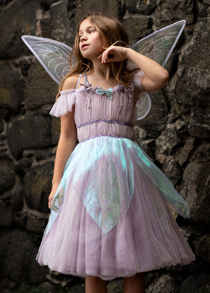 Lavender Fairy Costume Set for Kids & Adults - Magical Dress Up for Halloween, Cosplay & Fantasy Parties