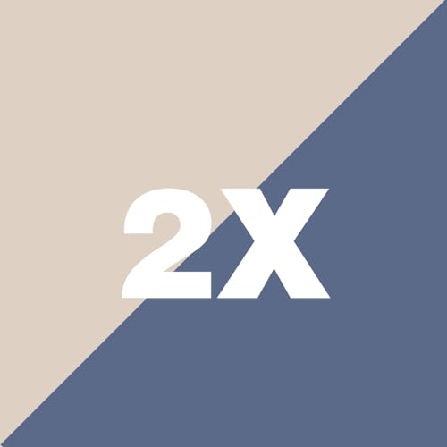 Cream Blue Pack of 2
