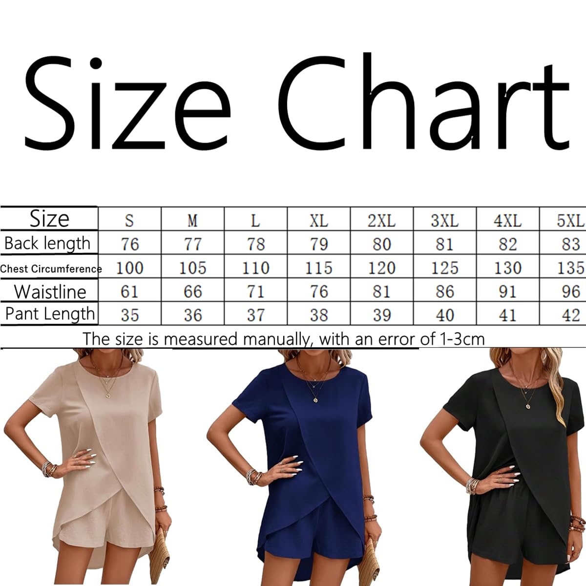 Women's 2-Piece Lounge Sets - Round Neck Tops & High Waisted Shorts, Breathable Matching Outfits for Summer, Yoga, Travel & Home Wear