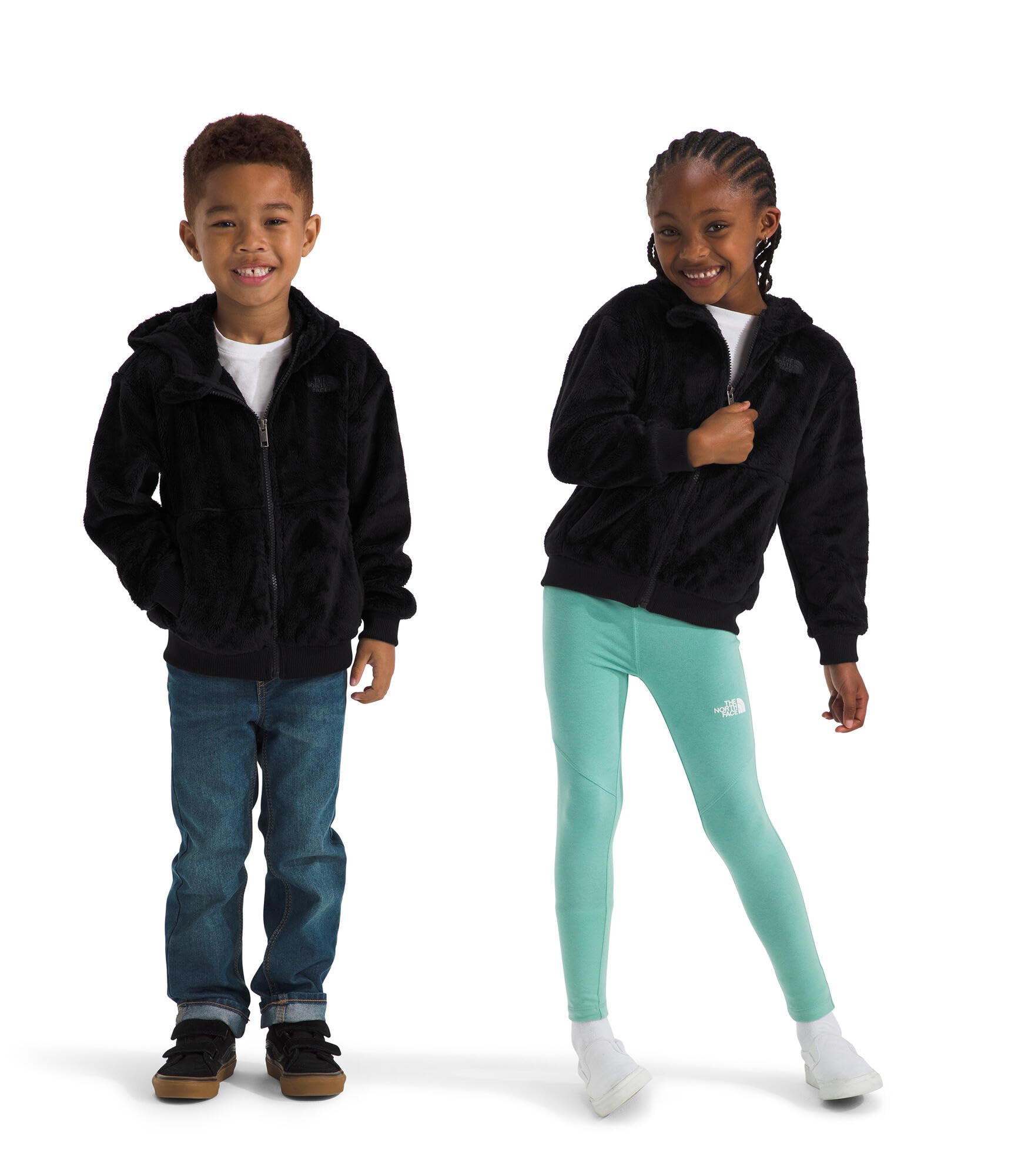 The North Face Kids' Osito Full Zip Fleece Hoodie - Warm & Cozy Winter Jacket for Boys & Girls - Perfect for Outdoor Play, School & Cold Weather Adventures