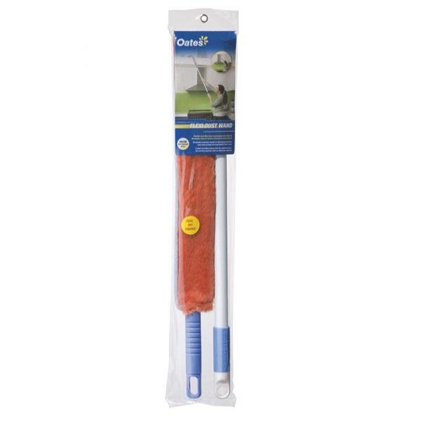Oates Flexi Wand Duster - Extendable Microfiber Cleaning Tool for Dusting Ceilings, Fans & Hard-to-Reach Areas - Perfect for Home, Office & Car Cleaning