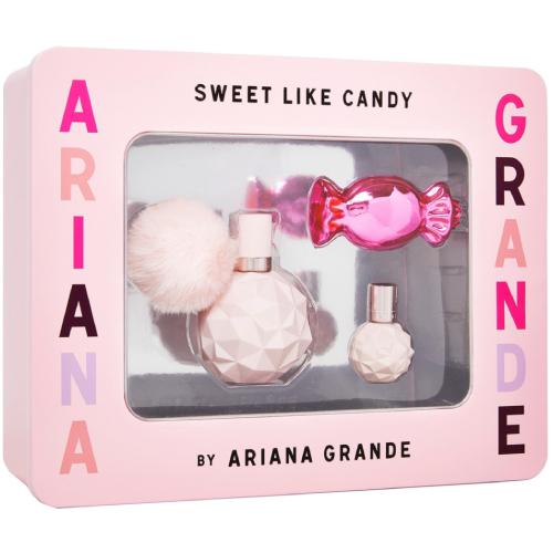 Ariana Grande Sweet Like Candy Perfume Gift Set - 3 Piece Fragrance Collection for Women, Perfect for Birthdays, Valentine's Day & Anniversary Gifts