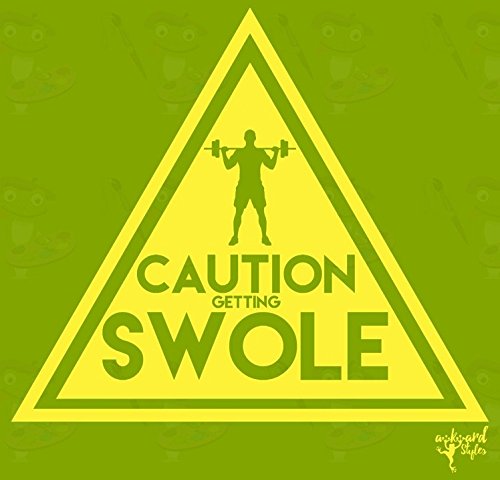 Awkwardstyles Women's Funny Workout T-Shirt - 'Caution Getting Swole' Gym Humor Tee for Fitness Lovers | Perfect for Gym, Running & Weightlifting
