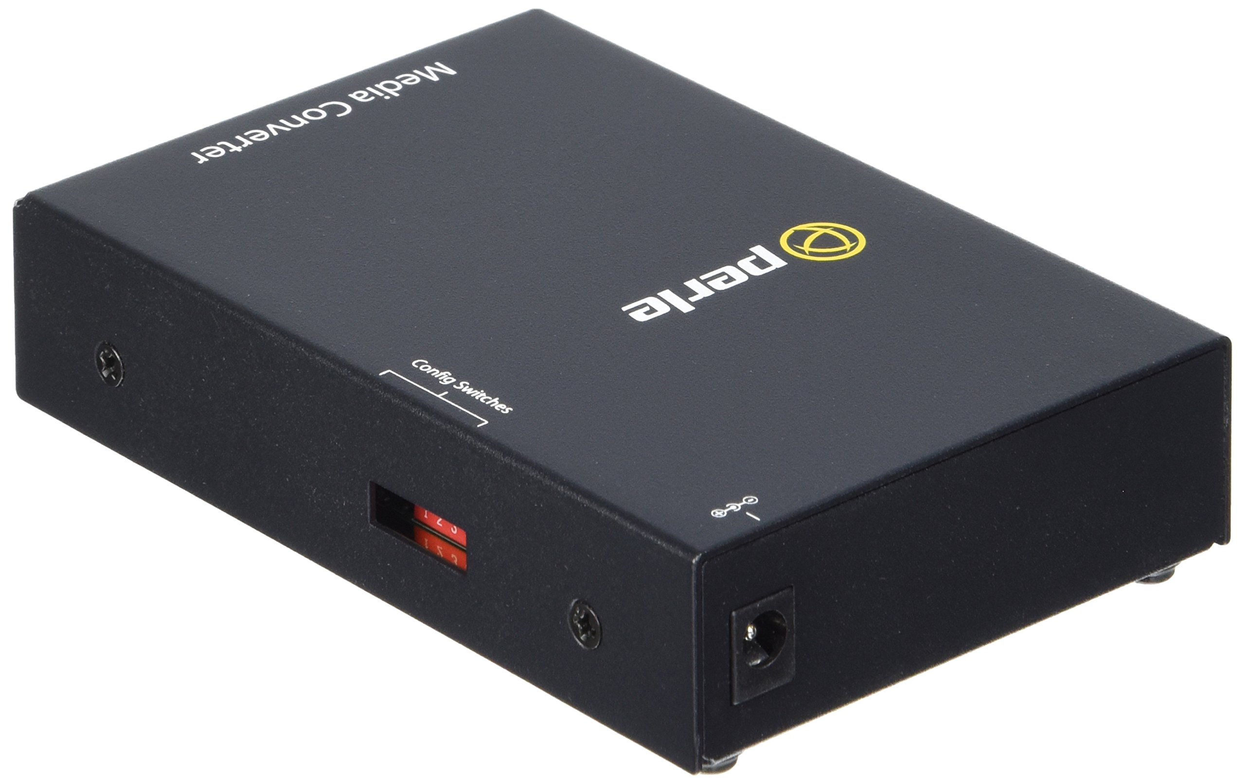 Perle S-1000-SFP Gigabit Ethernet Fiber Media Converter - 1000Mbps Network Converter with SFP Slot - Ideal for Data Centers, Office Networks & Industrial Applications (Model: 05050184)