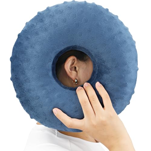 Minky Dot Denim Blue