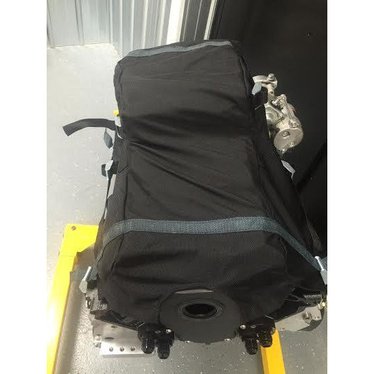 Motion Raceworks LS1 Engine Diaper - NHRA & IHRA Approved Oil Containment System for Motor Mounts (with Cutouts) | High-Performance Racing & Track Safety Protection