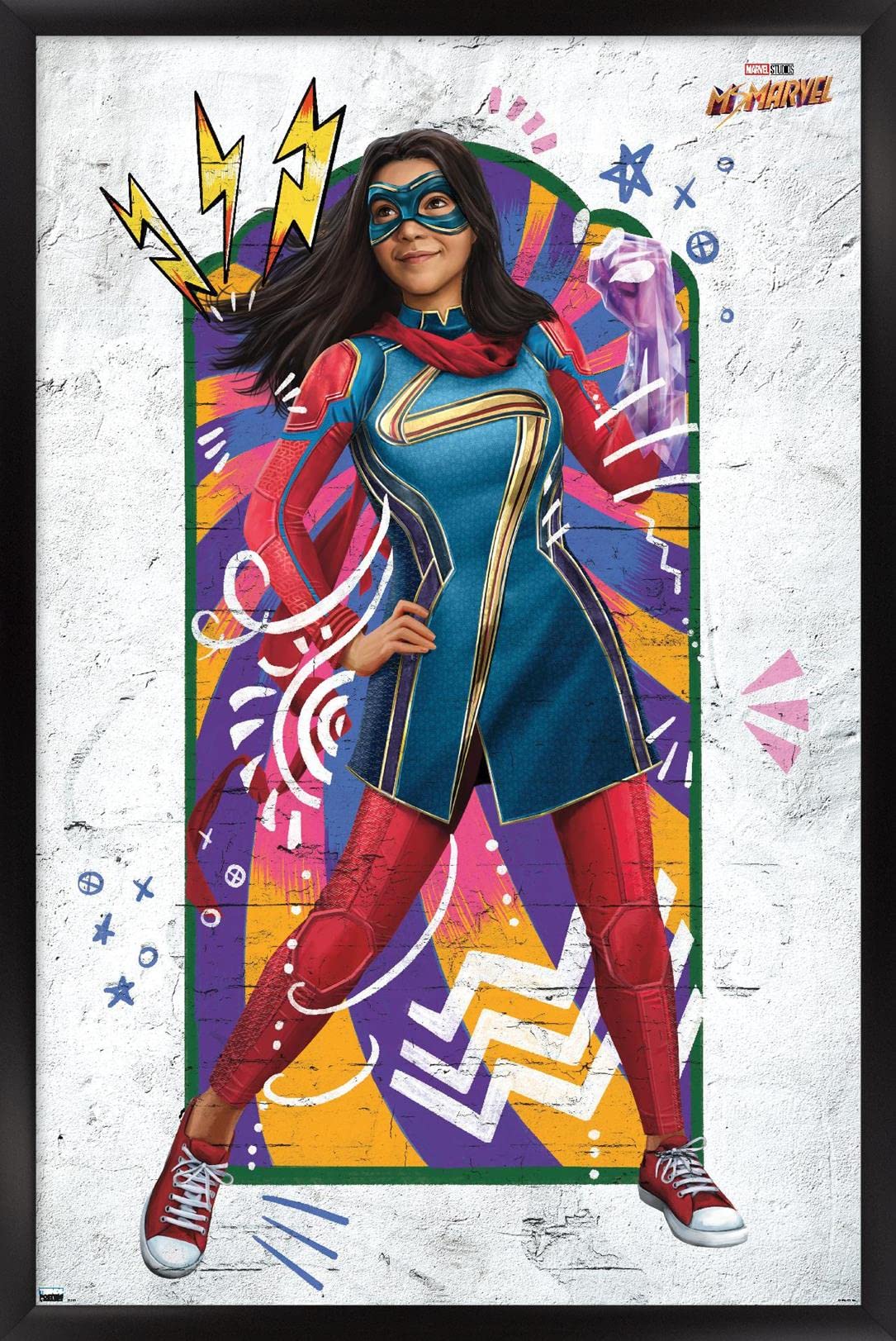 Trends International Marvel Ms. Marvel Window Wall Poster - 34