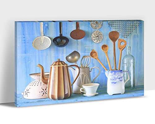 Rustic Kitchen Canvas Framed-10