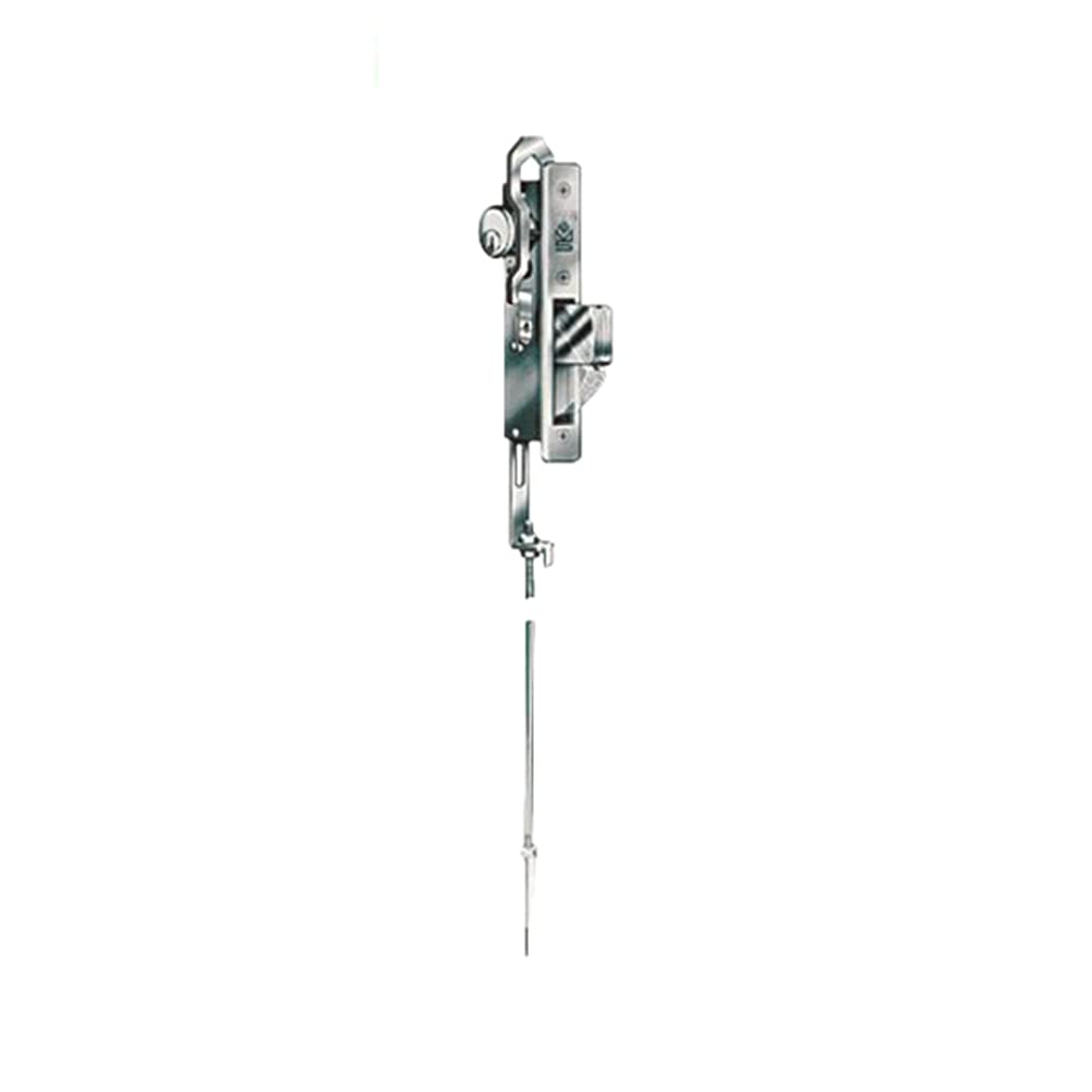 Adams Rite 4015 Threshold Bolt - Silver Key Lock for Double Doors | Modern Style Security Solution for Commercial & Residential Entryways