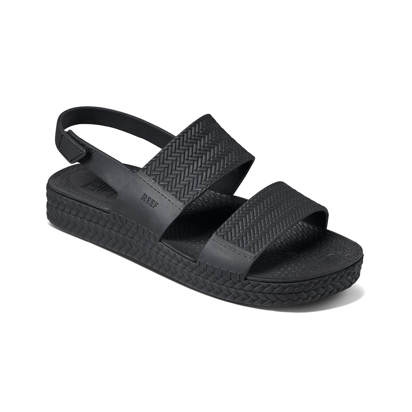 **REEF Water Vista Women's Platform Sandals - Adjustable Velcro Strap, Water-Friendly & Comfortable - Perfect for Beach, Pool, and Summer Outdoor Activities**