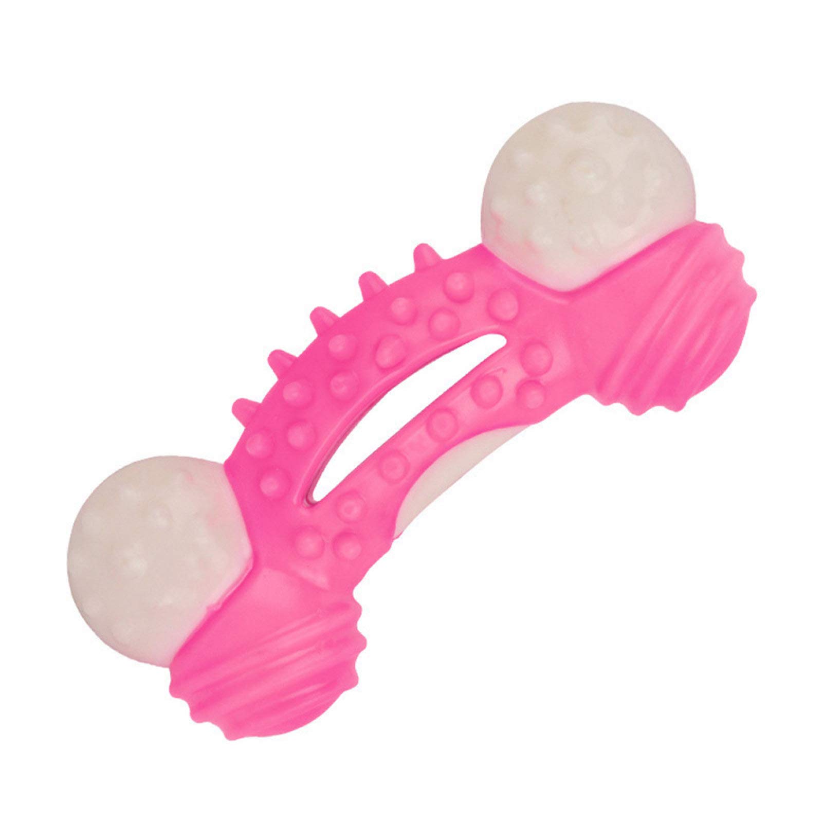 **Lucare Dog Chew Toy - Durable Bone-Shaped Puppy Teething Stick for Teeth Cleaning & Biting Relief - Perfect for Puppy Training & Dental Health**    *(Use for teething puppies, dental hygiene, and anxiety relief during crate training or alone time.)*
