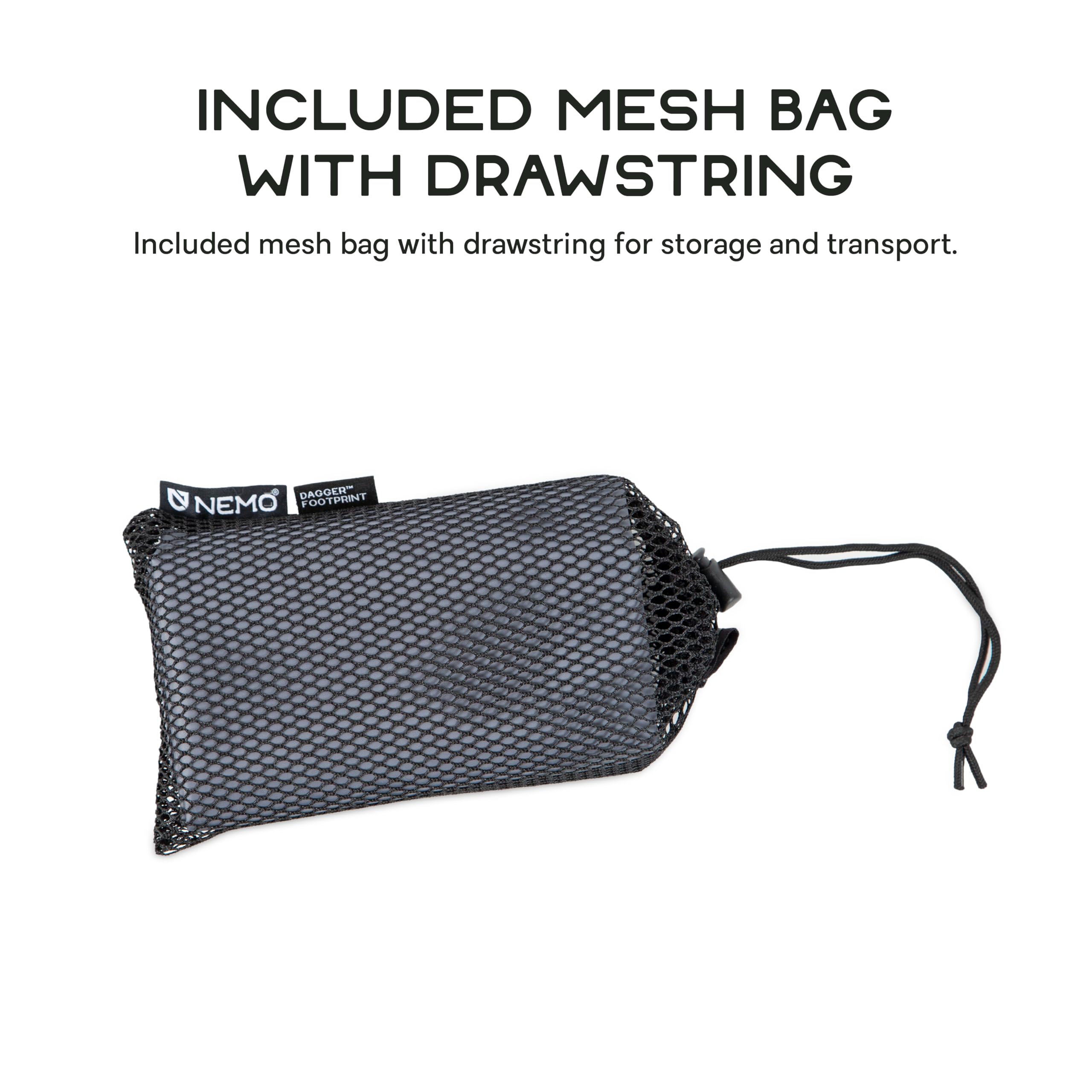 NEMO Equipment Dagger Tent Footprint - Waterproof & Durable Ground Cover for Camping, Hiking & Backpacking - Perfect for Outdoor Adventures & Extreme Weather Protection