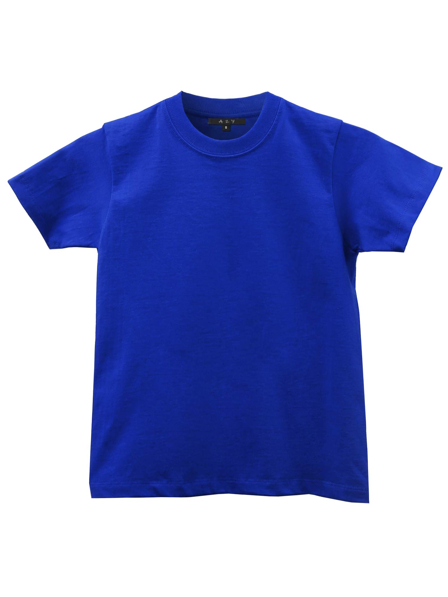 **A2Y Kids Heavy Cotton Crew Neck T-Shirts - Soft & Durable Short Sleeve Tees for Boys & Girls - Perfect for School, Play & Everyday Wear**