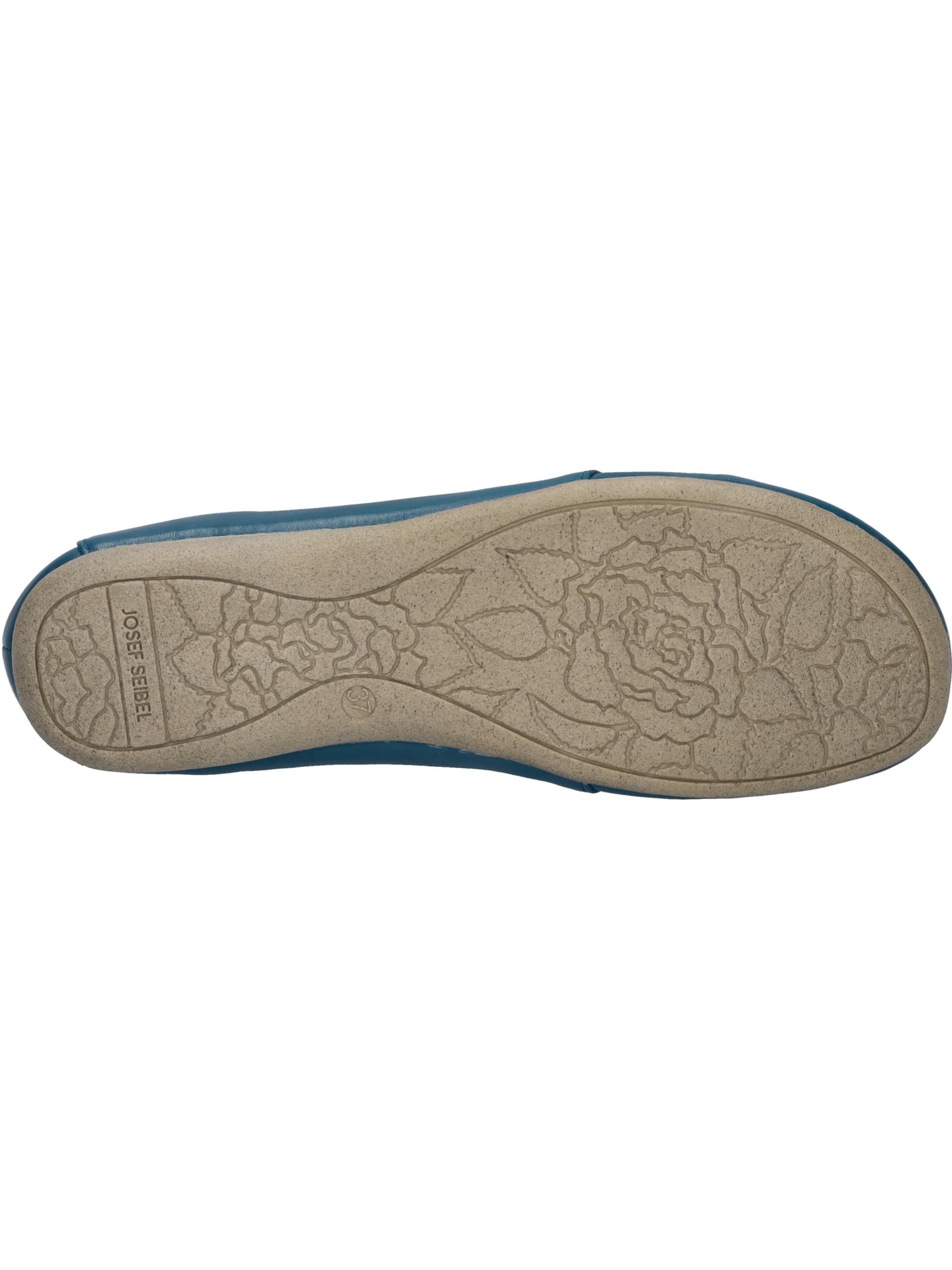 Josef Seibel Fiona 04 Women's Comfortable Flat Shoes in Blue | Size 8.0 | Ballet Flats for Work, Travel & Everyday Wear