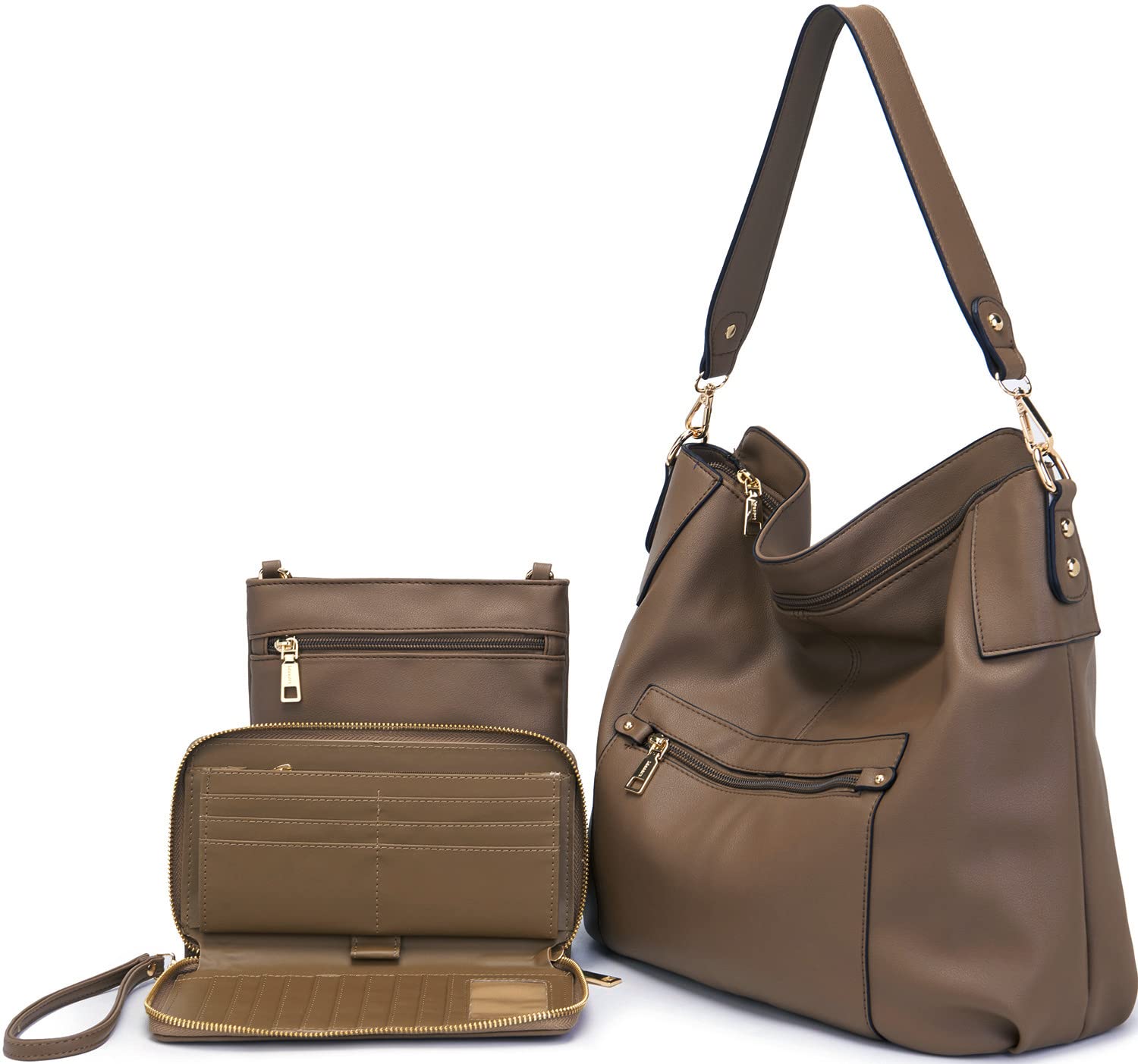 Stylish Large Crossbody Bags for Women - Fashion Shoulder Handbag Purse with Wallet Set, Tote & Hobo Purses | Perfect for Work, Travel, and Everyday Use