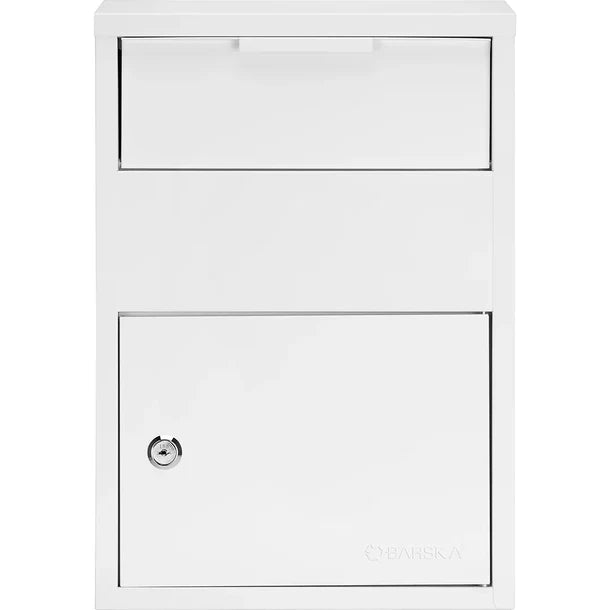 Barska CB13956 Large Locking Wall Mount Drop Box - Secure Storage for Valuables - Perfect for Home, Office, and Outdoor Use