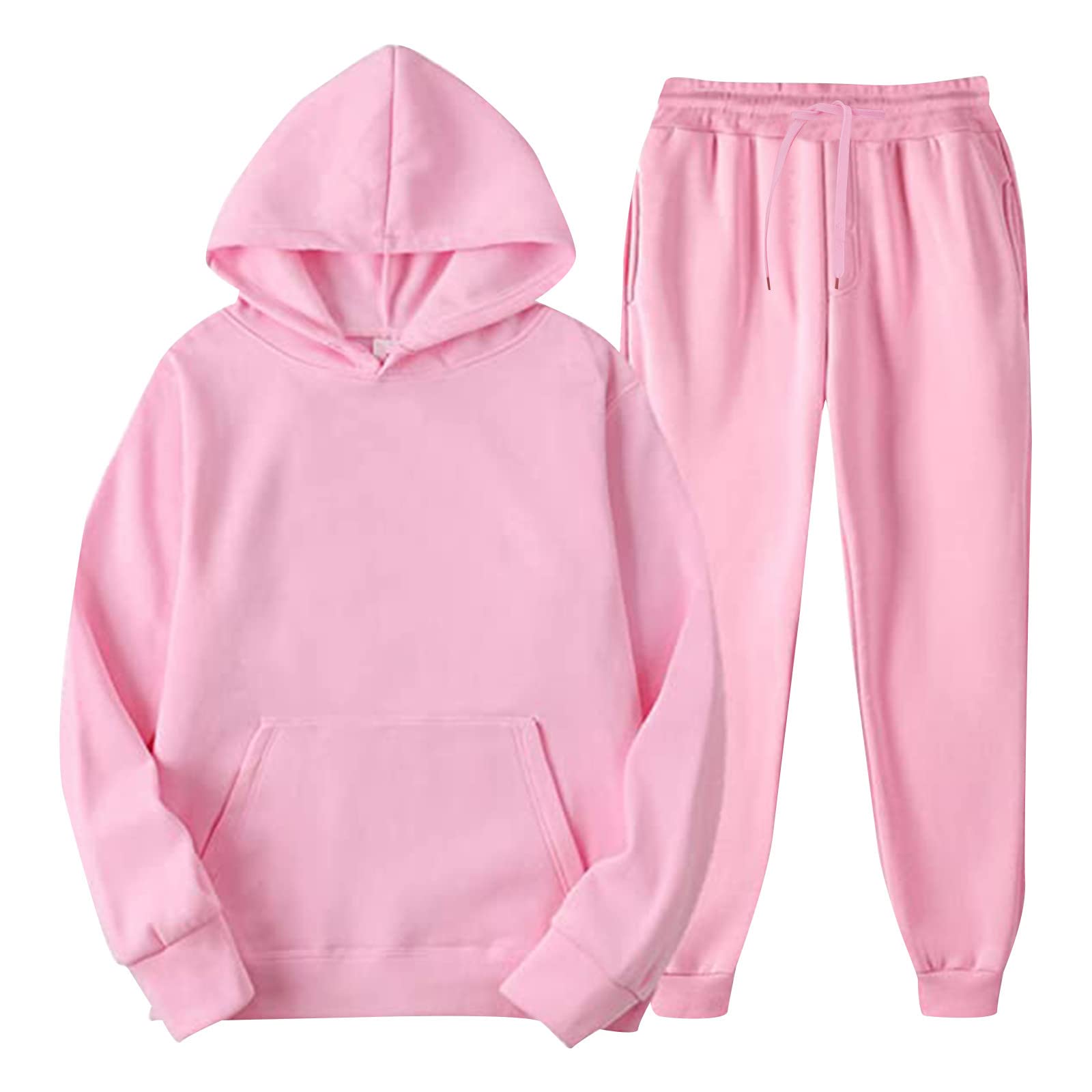 JUNGE Men's 2-Piece Jogging Suits Set - Athletic Hoodie & Sweatpants Tracksuit for Running, Gym & Casual Wear | Breathable Activewear for Men