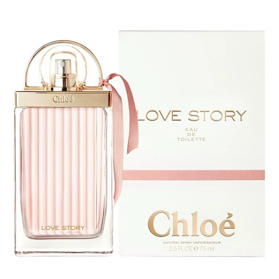 Chloe Love Story 2.5 oz Eau de Toilette for Women - Romantic Floral Perfume for Date Night & Special Occasions