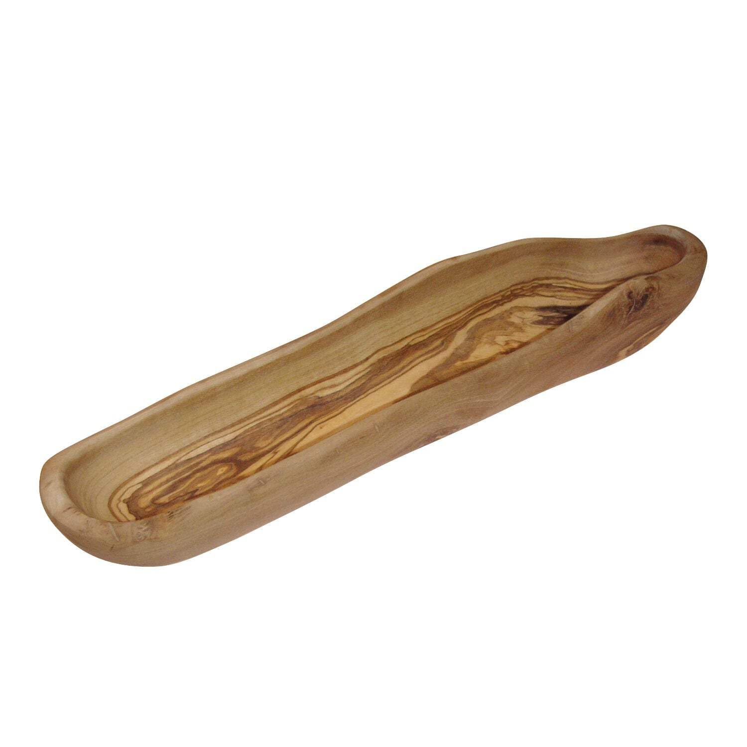 Berard 49070 Handcrafted French Olive Wood Bread Basket - Perfect for Serving Artisan Bread, Baguettes, and Pastries at Home or Restaurants